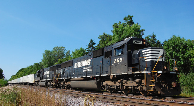 Обои картинки фото техника, поезда, состав, локомотив, рельсы, железная, дорога