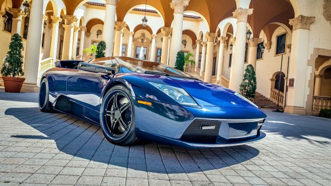 Обои картинки фото lamborghini murcielago, автомобили, lamborghini, p, s, holding, automobili, италия, спортивные, класс-люкс, a