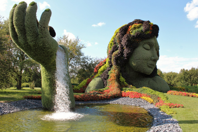 Обои картинки фото природа, парк, выставка, калифорния, ботанический, сад, квебек, монреаль