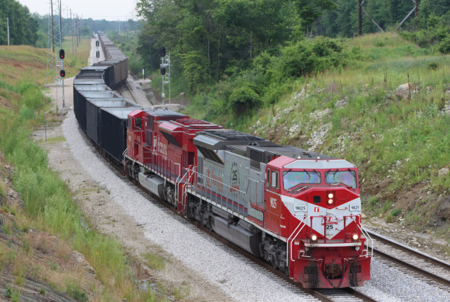 Обои картинки фото техника, поезда, дорога, железная, локомотив, рельсы