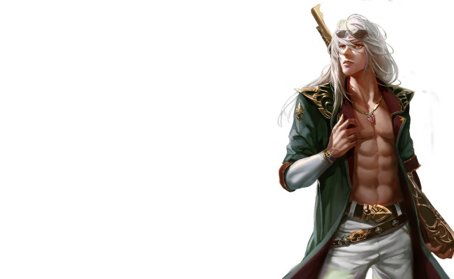 Обои картинки фото фэнтези, люди, парень, арт, фон, торс