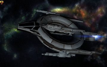 Картинка космос арт вселенная полет космический корабль