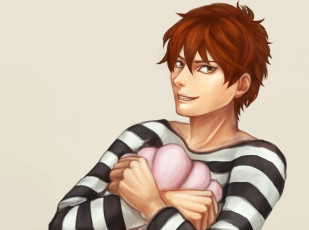 Картинка аниме free mikoshiba momotarou