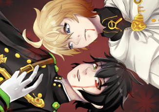 Картинка аниме owari+no+seraph юичиро микаэла