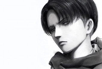 Картинка аниме shingeki+no+kyojin леви