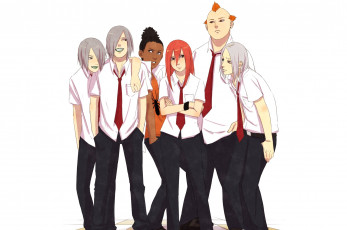 Картинка аниме naruto sound ninja five