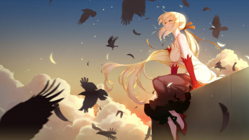 Картинка аниме bakemonogatari oshino shinobu