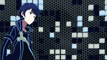Картинка аниме sword+art+online фон взгляд парень