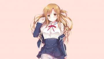 Картинка аниме sword+art+online yuuki asuna