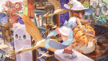 Картинка аниме животные +существа meniusa