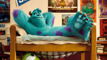 обоя мультфильмы, monsters university, персонаж
