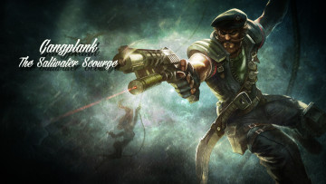 Картинка видео+игры league+of+legends мужчина фон взгляд пистолет gangplank