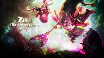 Картинка видео+игры league+of+legends ребенок фон существо lulu