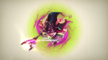 Картинка видео+игры league+of+legends ребенок фон взгляд улыбка lulu