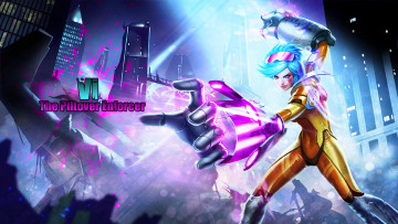 Картинка видео+игры league+of+legends униформа взгляд фон девушка vi