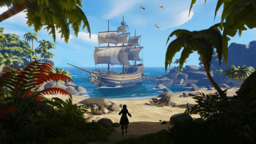 Картинка видео+игры sea+of+thieves парусник