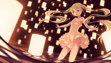 Картинка аниме vocaloid hatsune miku