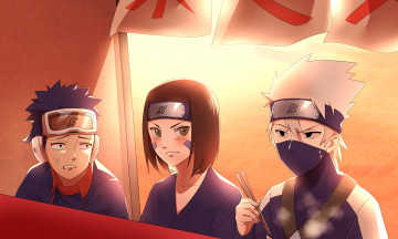 Картинка аниме naruto team minato