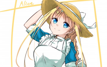 Картинка аниме sword+art+online взгляд фон девушка