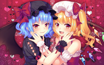 Картинка аниме touhou remilia flandre scarlet
