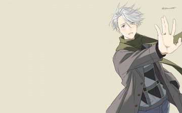 Картинка аниме yuri+on+ice виктор никифоров