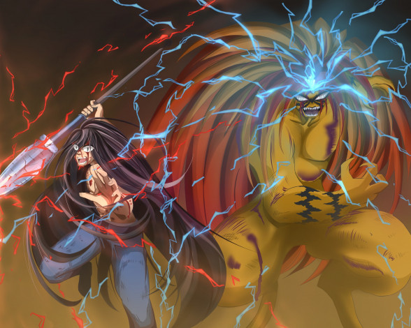 Обои картинки фото аниме, ushio to tora, ushiro, tora