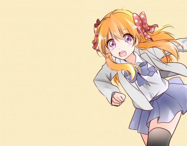 Обои картинки фото аниме, gekkan shoujo nozaki-kun, sakura, chiyo