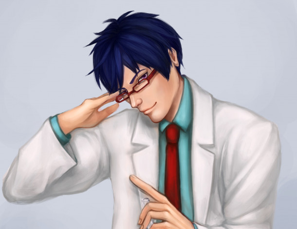 Обои картинки фото аниме, free, ryugazaki, rei