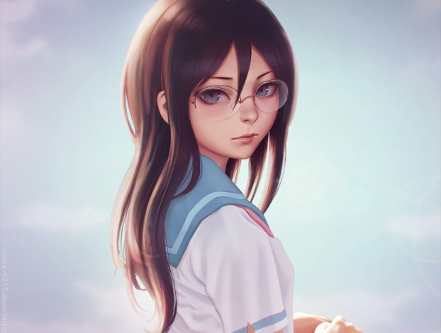 Обои картинки фото аниме, unknown,  другое, девушка