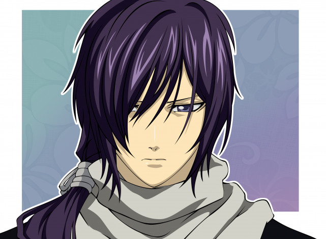 Обои картинки фото аниме, hakuouki, saitou, hajime