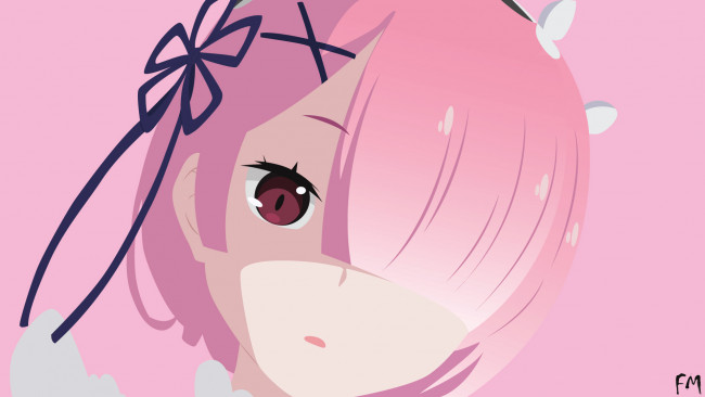 Обои картинки фото аниме, re,  zero kara hajimeru isekai seikatsu, ram