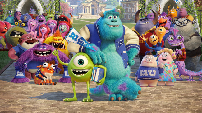 Обои картинки фото мультфильмы, monsters university, персонаж