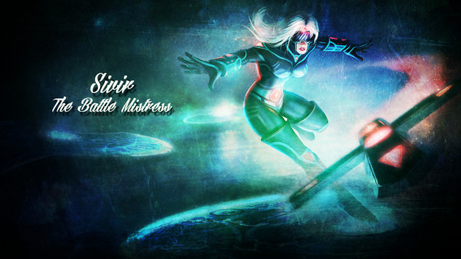 Обои картинки фото видео игры, league of legends, униформа, фон, девушка, sivir