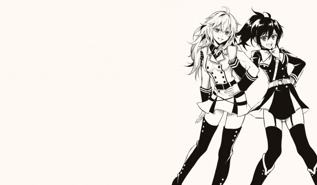 Обои картинки фото аниме, owari no seraph, персонажи