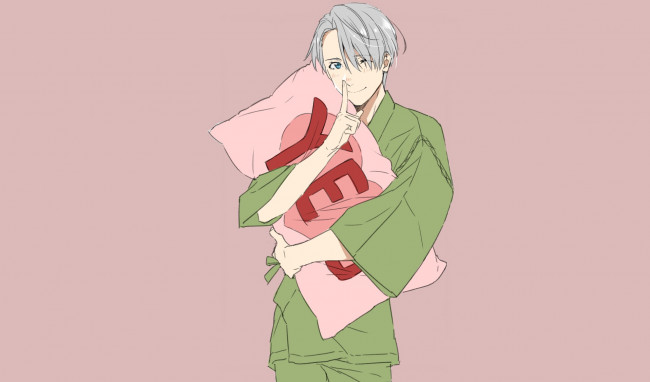 Обои картинки фото аниме, yuri on ice, viktor, nikiforov