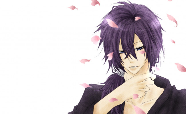 Обои картинки фото аниме, hakuouki, saitou, hajime