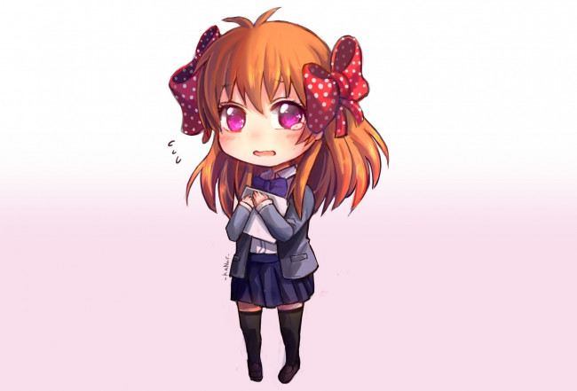 Обои картинки фото аниме, gekkan shoujo nozaki-kun, sakura, chiyo