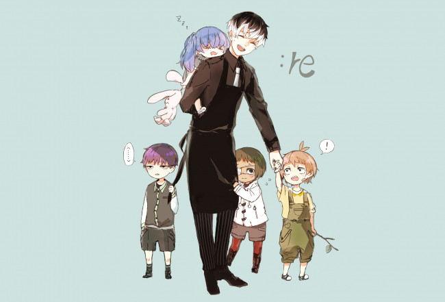 Обои картинки фото аниме, tokyo ghoul, kaneki