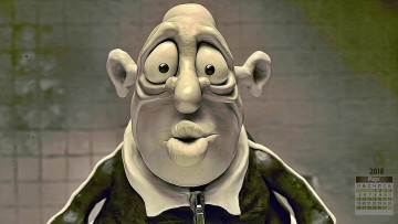 Картинка календари кино +мультфильмы 2018 лицо взгляд мужчина