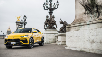 Картинка lamborghini+urus+2019 автомобили lamborghini жёлтый 2019 urus