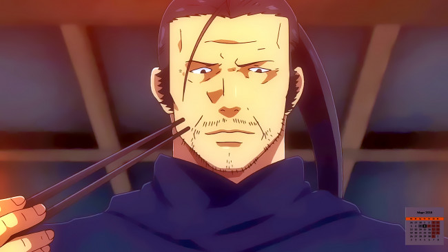 Обои картинки фото календари, аниме, мужчина, 2018