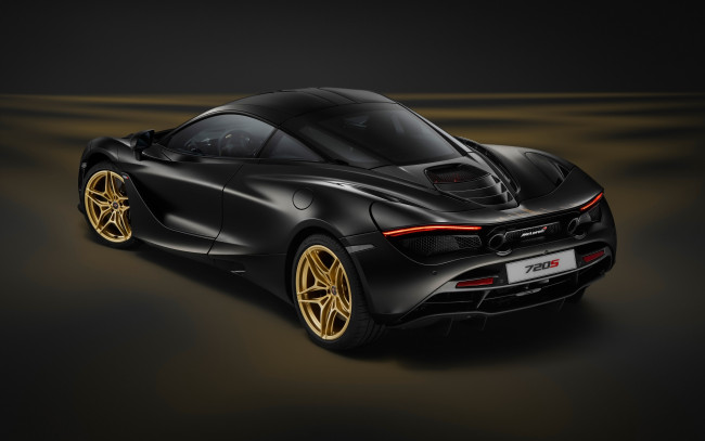 Обои картинки фото mclaren 720s mso satin black 2018, автомобили, mclaren, 2018, black, satin, mso, 720s