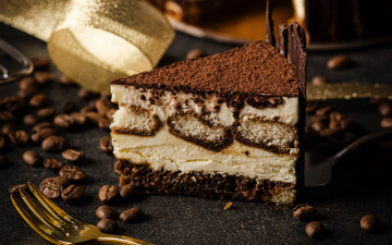 Картинка еда торты кофейные зерна торт