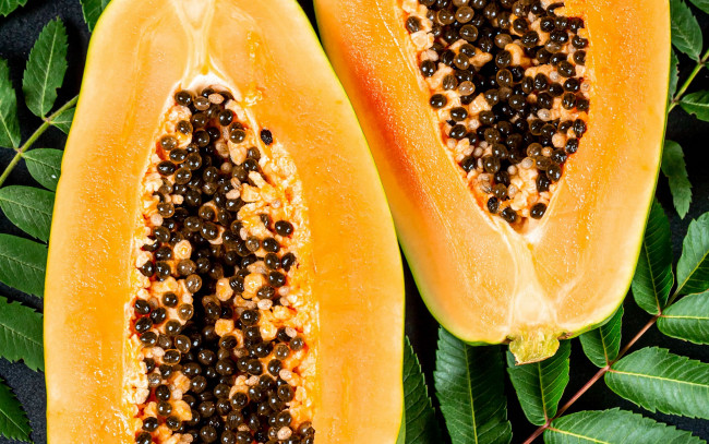 Обои картинки фото еда, папайя, экзотический, фрукт