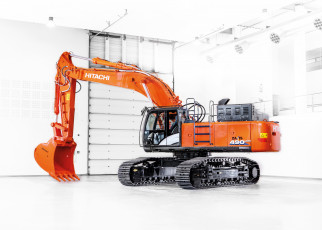 обоя техника, экскаваторы, hitachi