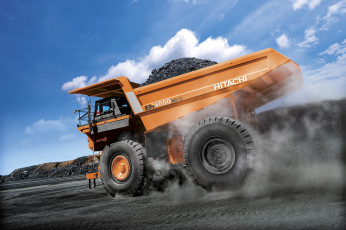 Картинка техника строительная+техника hitachi