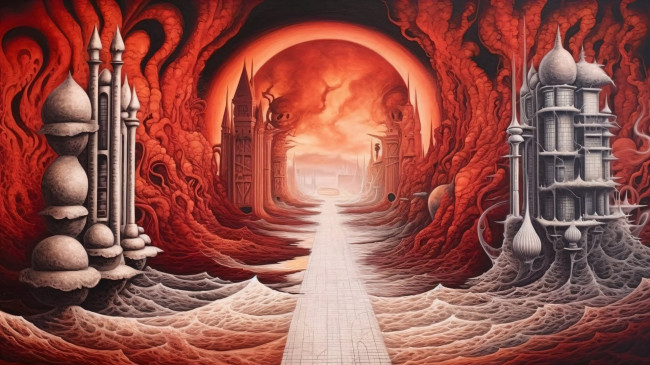 Обои картинки фото фэнтези, иные миры,  иные времена, нейросети, графика, нейроарт, ai, art, нейронные, сети, рисунки, нейро, искусство