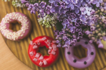 обоя цветы, сирень