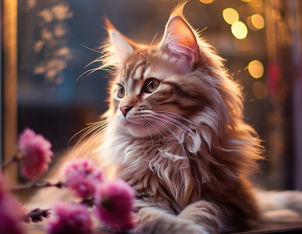 Обои картинки фото разное, компьютерный дизайн, кот, кошка