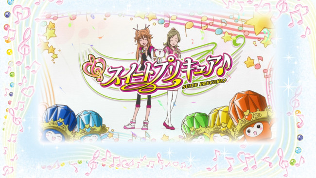 Обои картинки фото аниме, precure, suite
